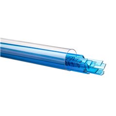 Bullseye Ribbons - Turquois Blue - 4-5mm - 170g - Transparent