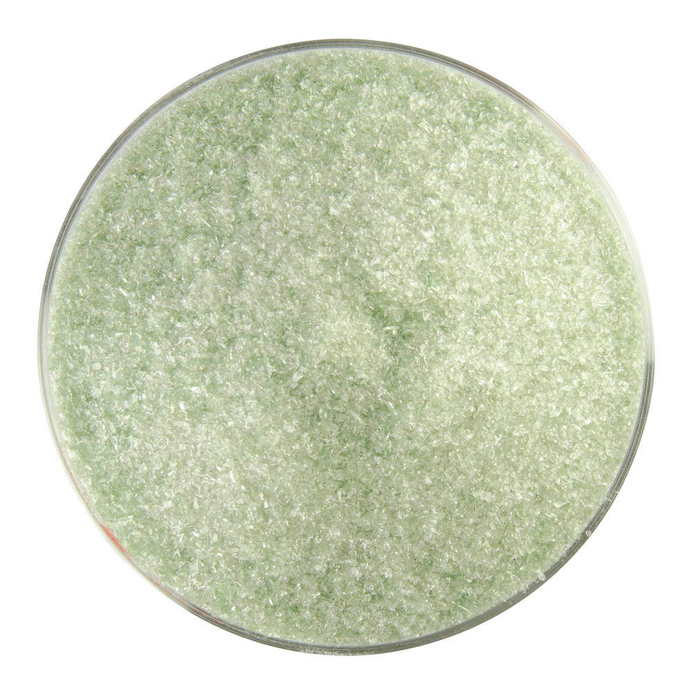 Bullseye Frit - Leaf Green - Fine - 450g - Transparent
