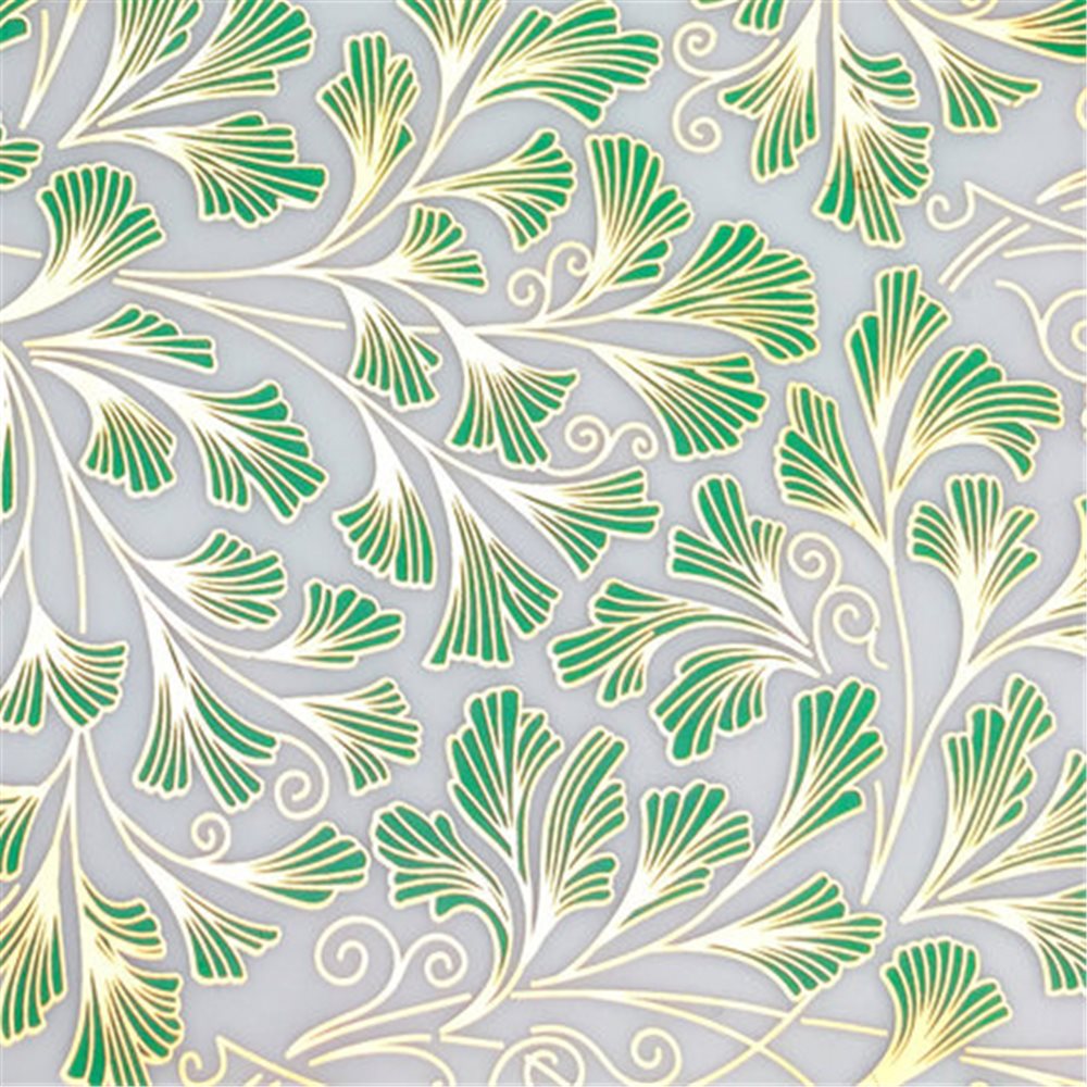 Decal - Two Color Fern Pattern - 28x10cm