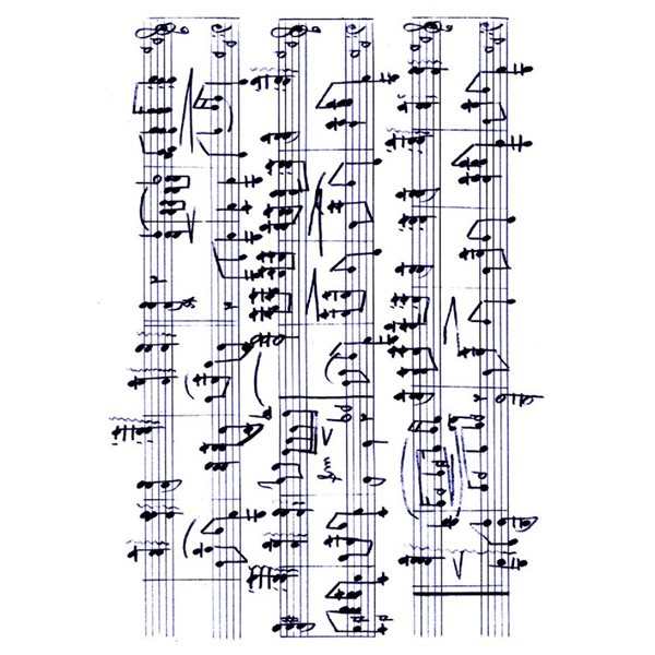 Texture Card - Sheet Music - 10x12.5cm