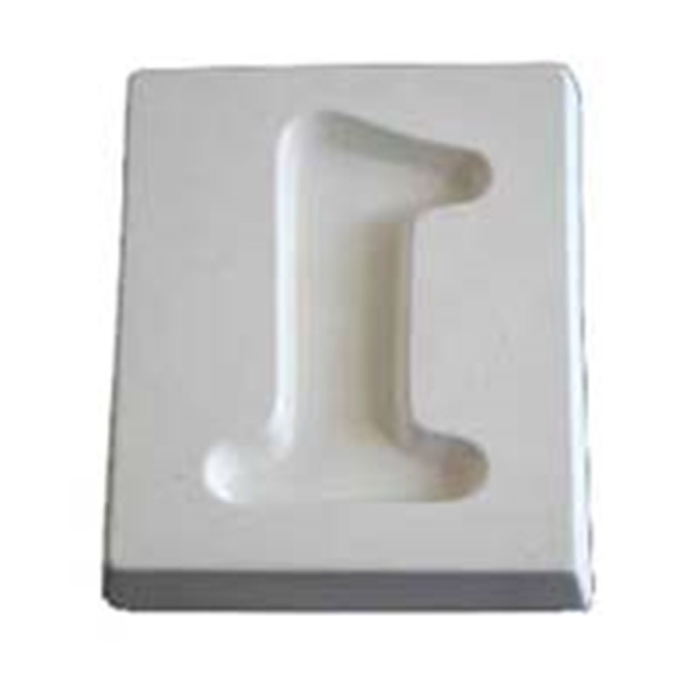 Number 1 - 12.1x10.1x1.9cm - Opening: 9.3x5.8cm - Fusing Mould