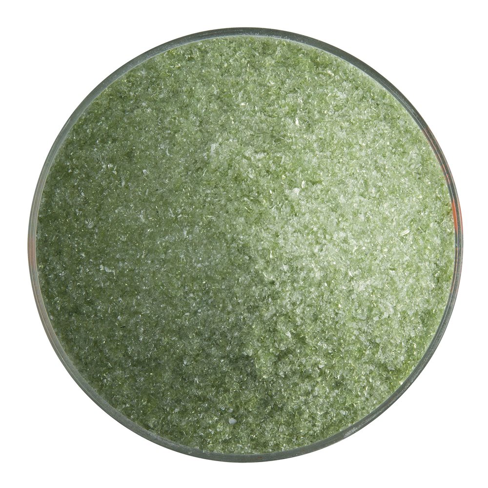 Bullseye Frit - Fern Green - Fein -  450g - Transparent