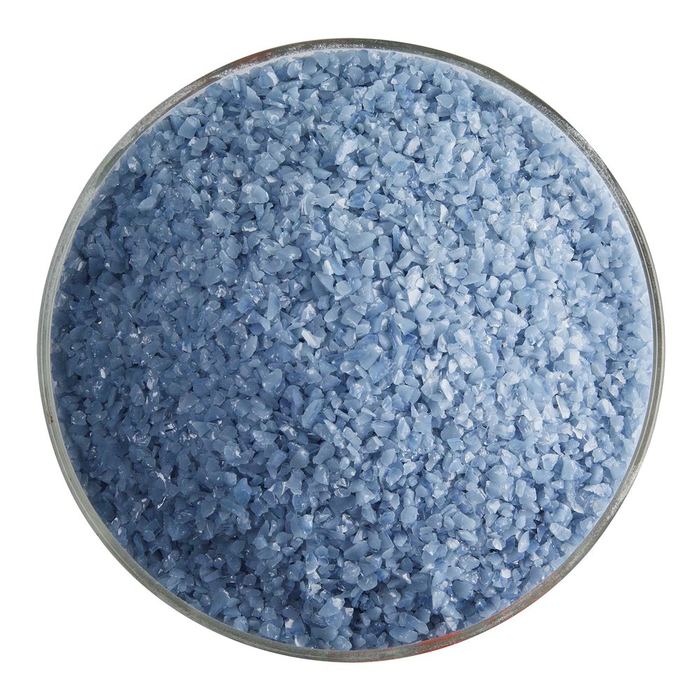 Bullseye Frit - Dusty Blue - Grob - 450g - Opaleszent